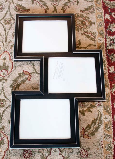 collage picture frames 3 openings|frame with 3 8x10 openings.